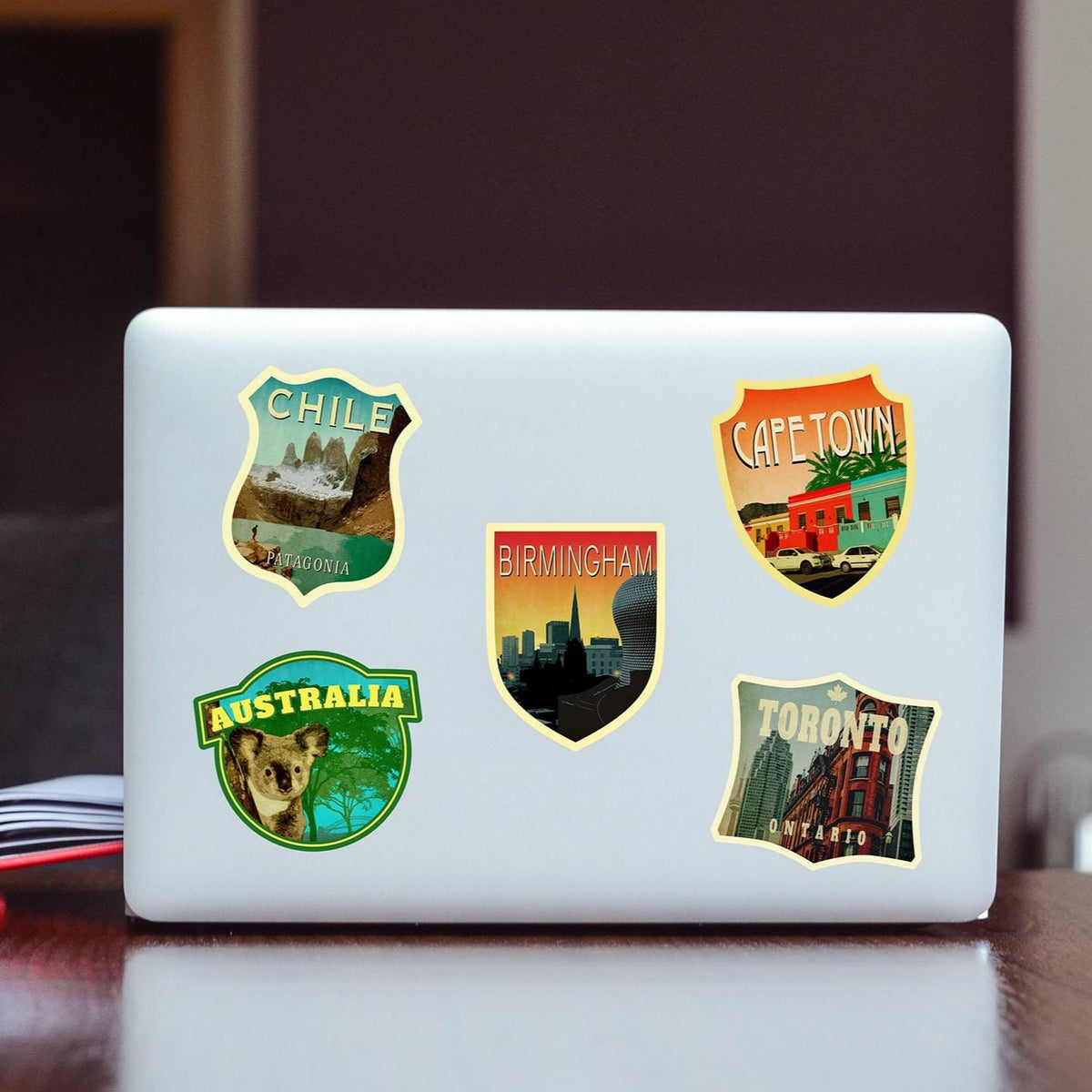 Birmingham England Travel Sticker: Vintage-Style Luggage Decal