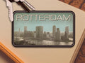 Rotterdam Travel Sticker: Vintage-Style Luggage Decal