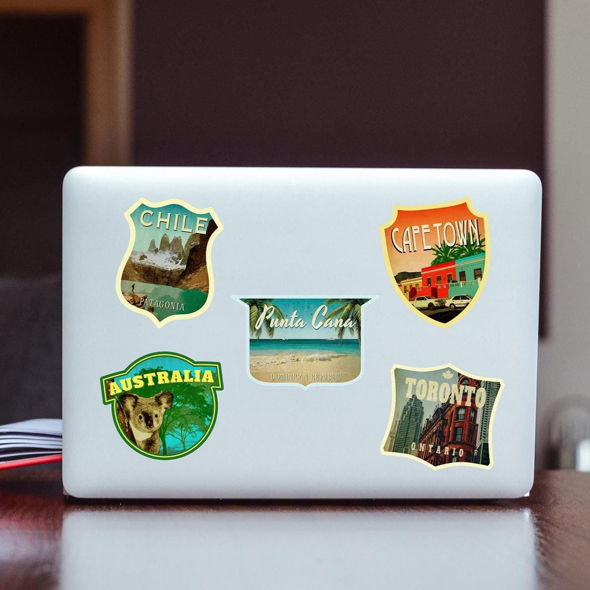 Punta Cana Travel Sticker: Vintage Suitcase Decal, Dominican Republic