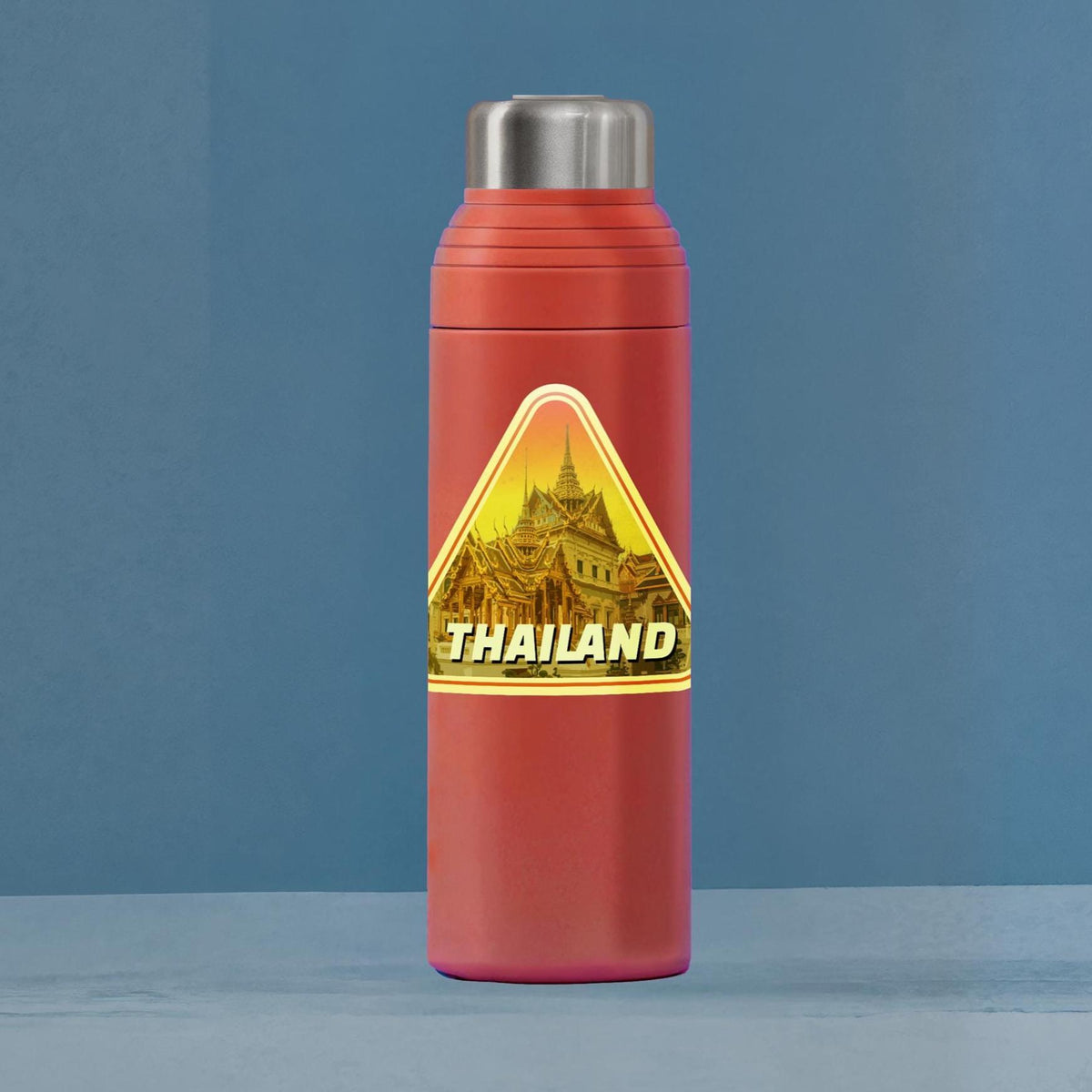 Thailand travel sticker, vintage style decal for suitcase, luggage, laptop or water bottle