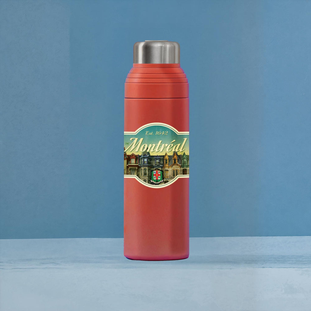 Montréal travel sticker, vintage style decal for suitcase, luggage, laptop or water bottle
