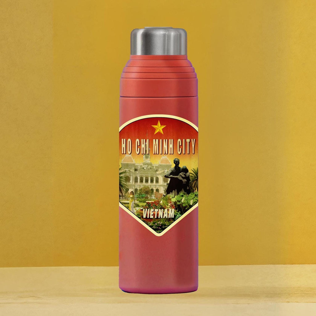 Ho Chi Minh City Travel Sticker: Vintage Vietnam Decal
