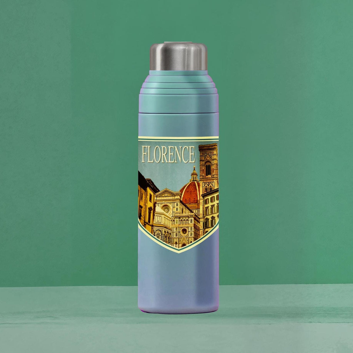 Florence Travel Sticker: Vintage-Style Luggage Decal