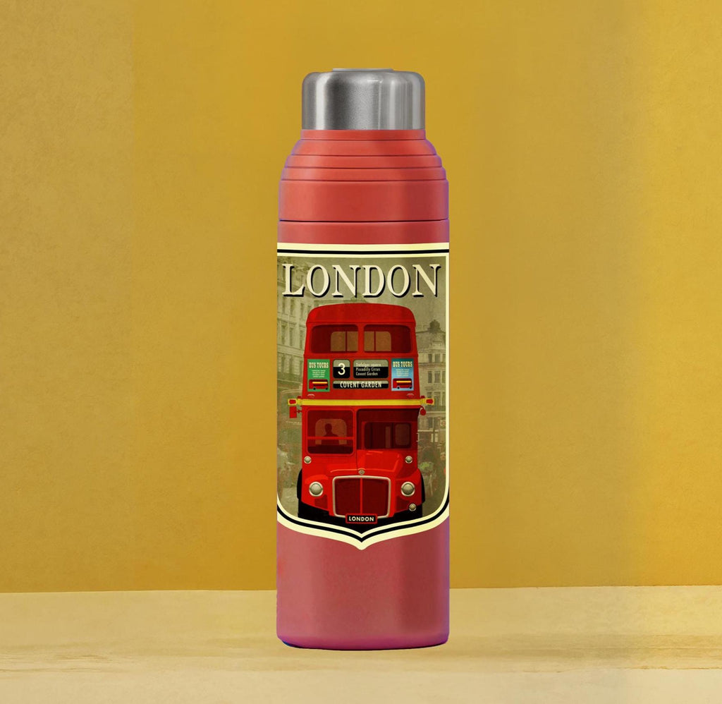London Travel Sticker: Vintage style England Suitcase Decal