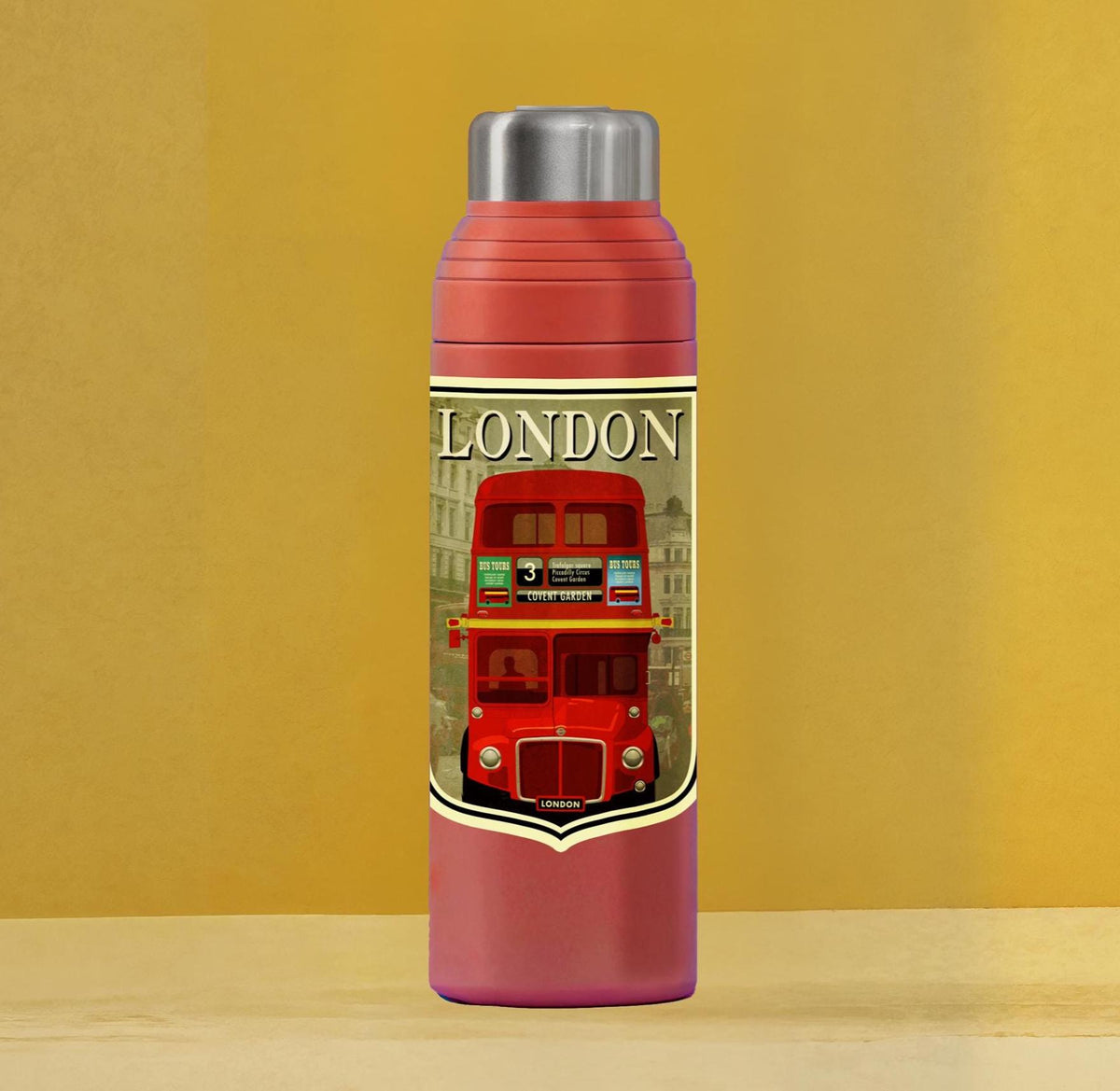 London Travel Sticker: Vintage style England Suitcase Decal