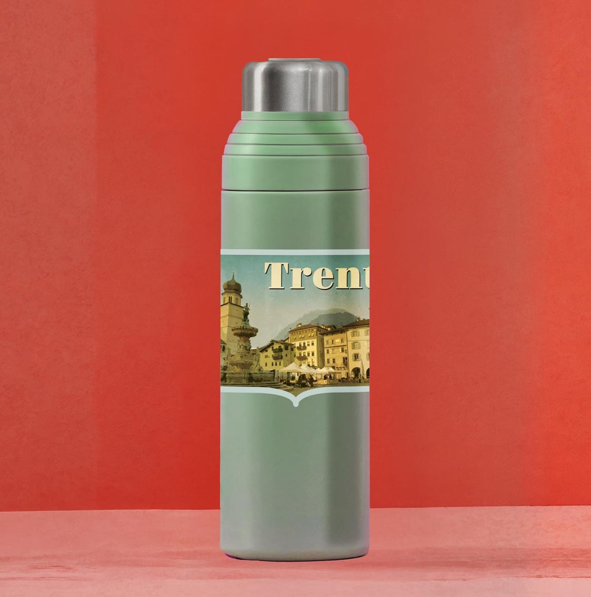 Trento Italy Travel Sticker: Vintage-Style Luggage Decal