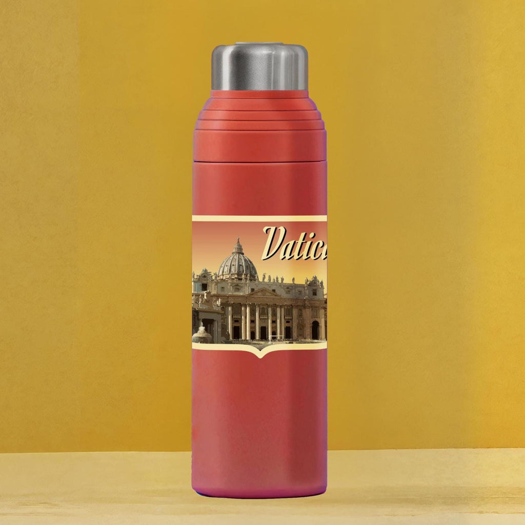 Vatican City Travel Sticker: Vintage-Style Luggage Decal