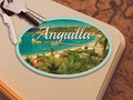 Anguilla travel sticker, vintage style decal for suitcase, luggage, laptop or water bottle