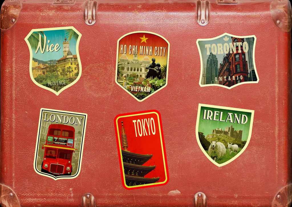 Ho Chi Minh City Travel Sticker: Vintage Vietnam Decal