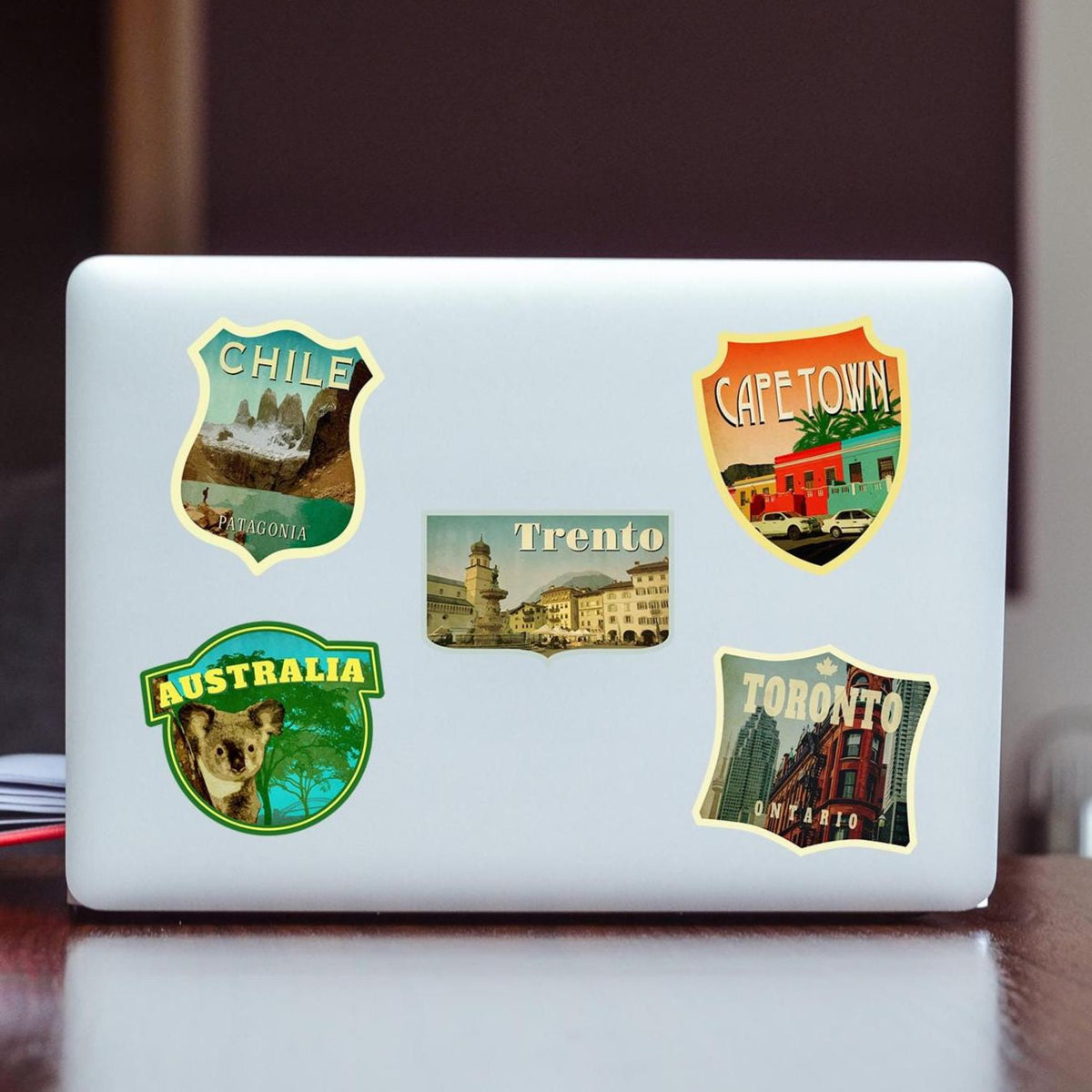 Trento Italy Travel Sticker: Vintage-Style Luggage Decal