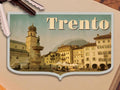 Trento Italy Travel Sticker: Vintage-Style Luggage Decal