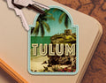 Tulum, Mexico travel sticker, vintage style decal and travel gift