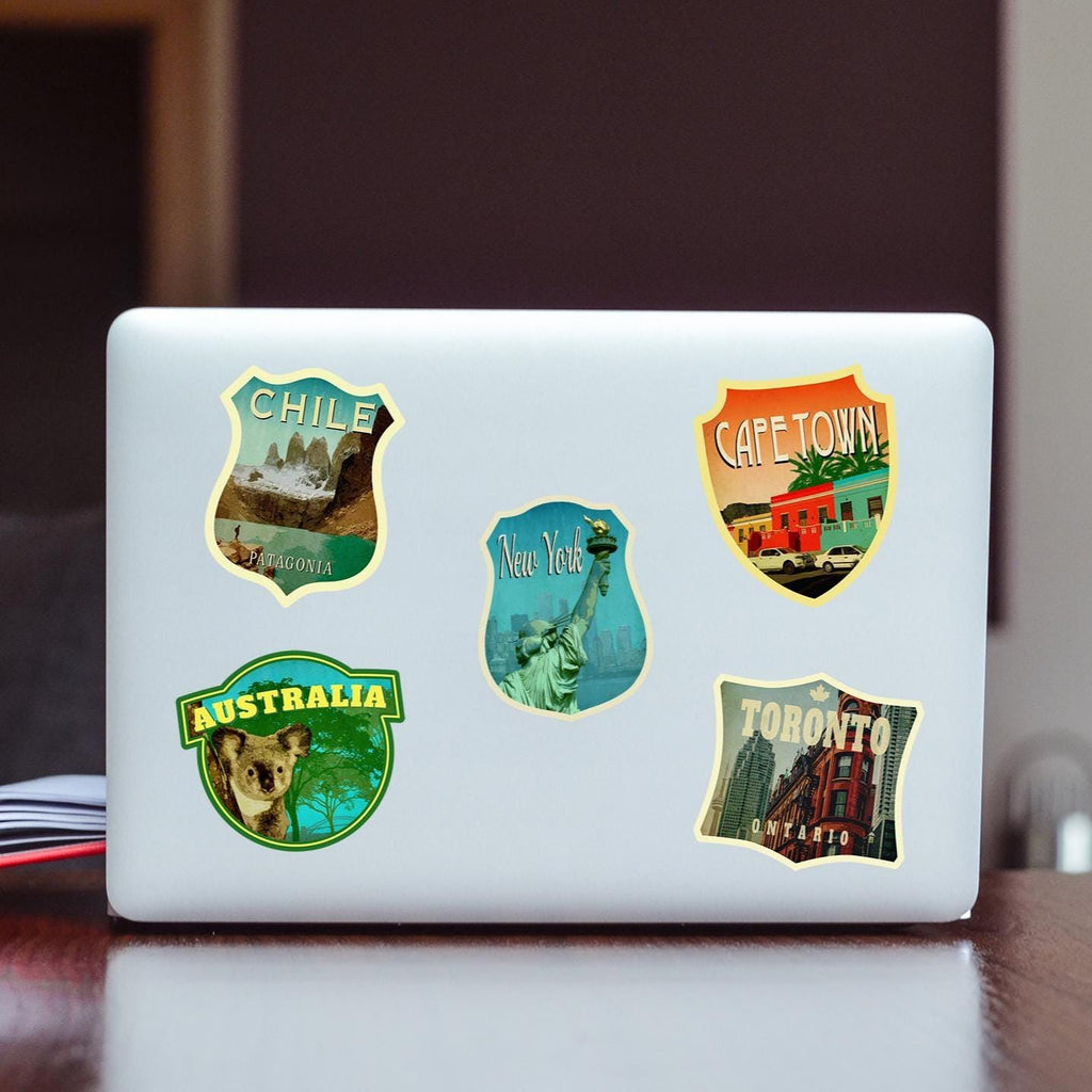 New York City Sticker: Vintage Statue of Liberty Travel Decal