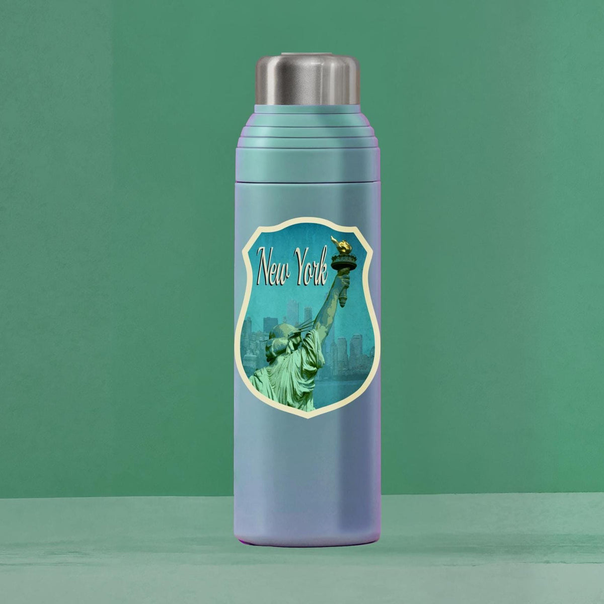 New York City Sticker: Vintage Statue of Liberty Travel Decal