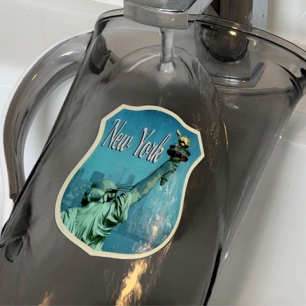 Niagara Falls travel sticker, vintage style decal for suitcase, luggage, laptop or water bottle