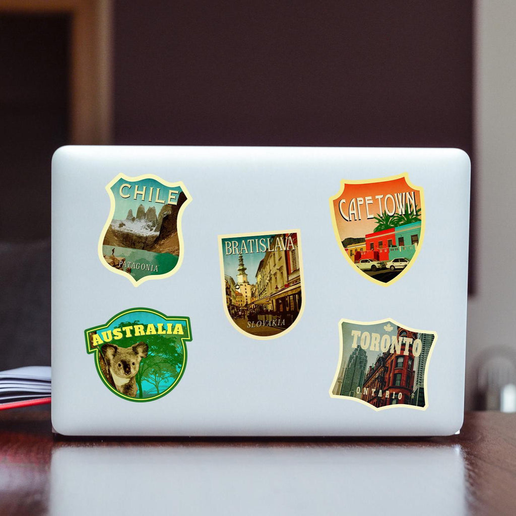 Bratislava, Slovakia Vintage-style Travel Sticker