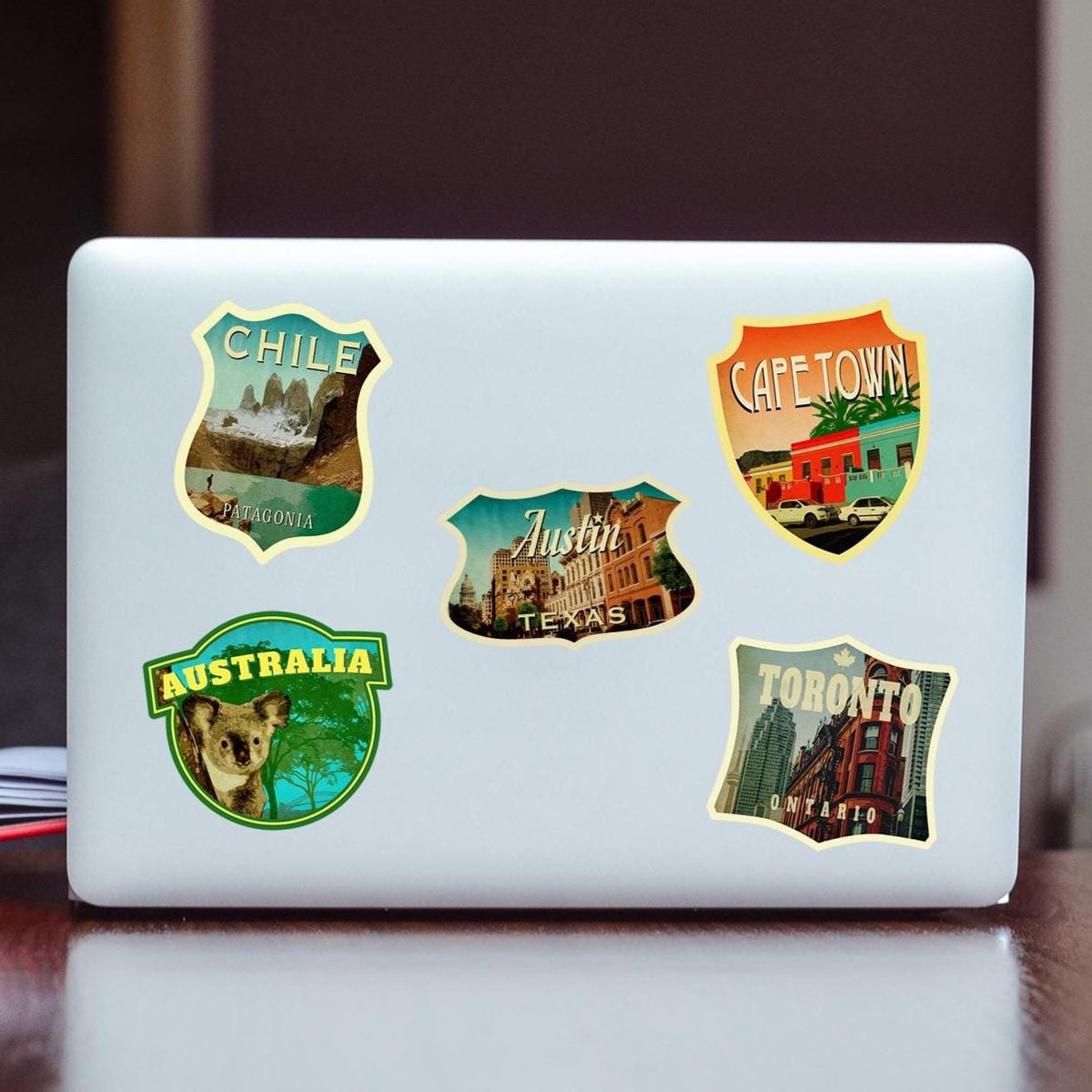 Austin travel sticker, vintage style decal for suitcase, luggage, laptop or water bottle