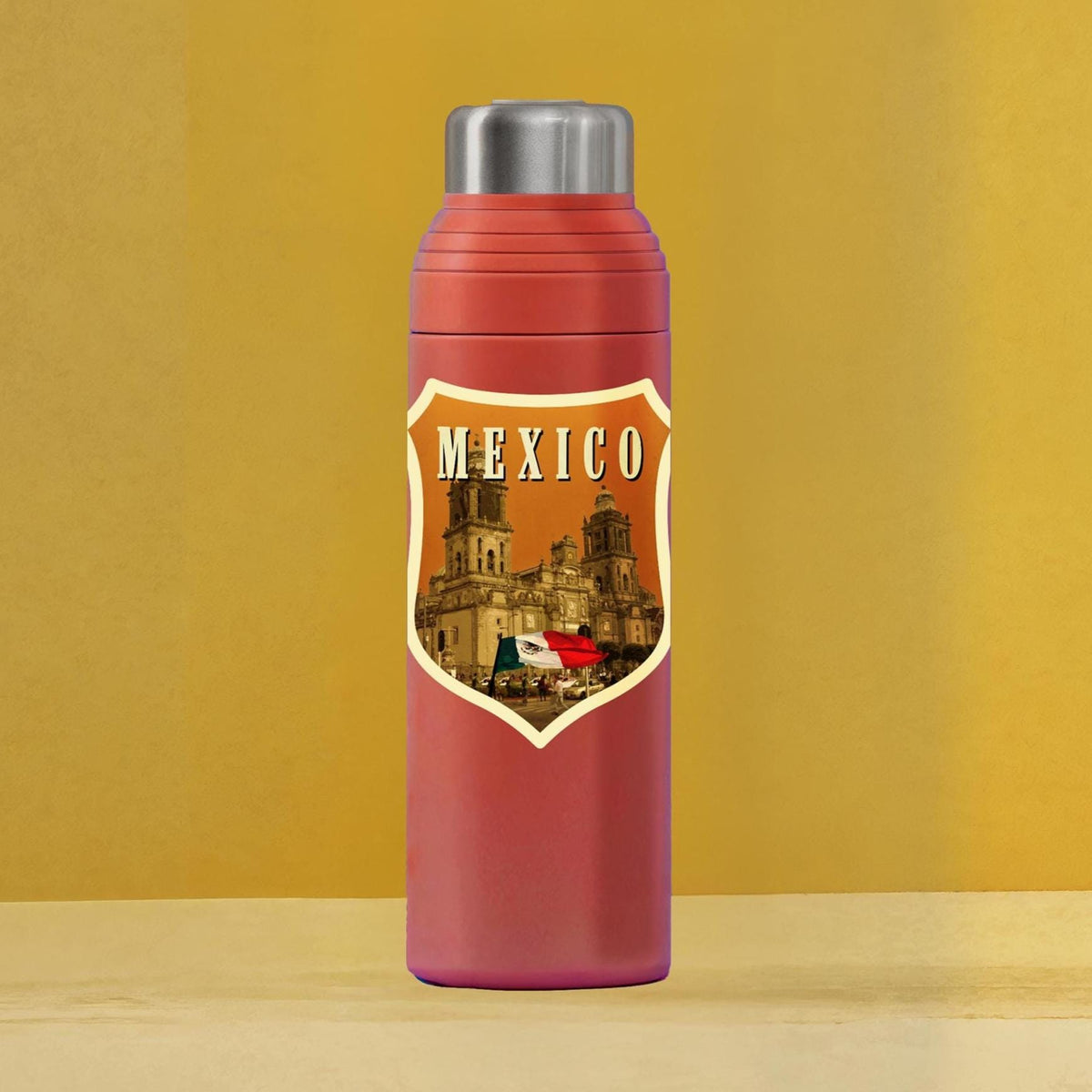 Mexico travel sticker, vintage style decal for suitcase, luggage, car, laptop or water bottle