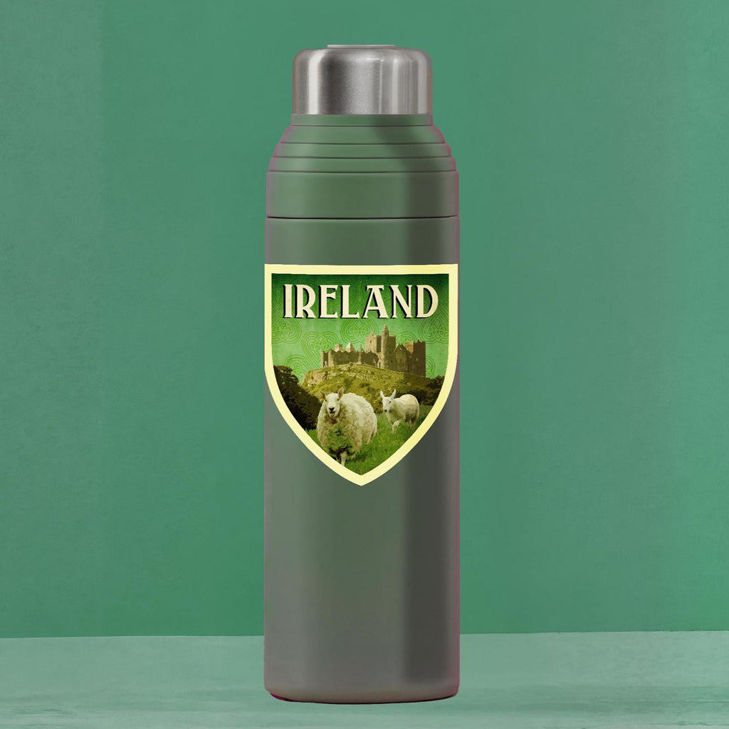 Ireland Travel Sticker: New version, Vintage style Vinyl Decal