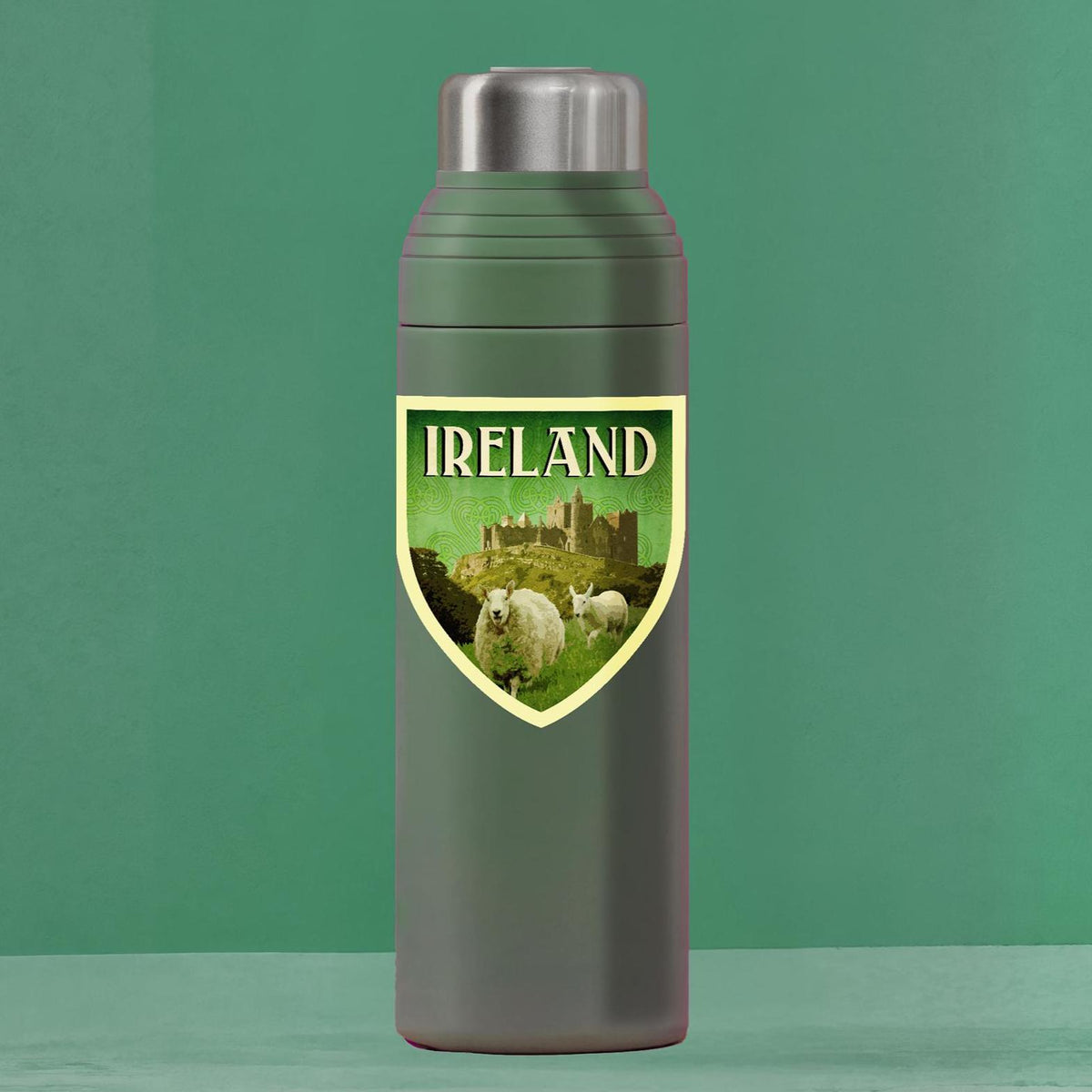 Ireland Travel Sticker: New version, Vintage style Vinyl Decal