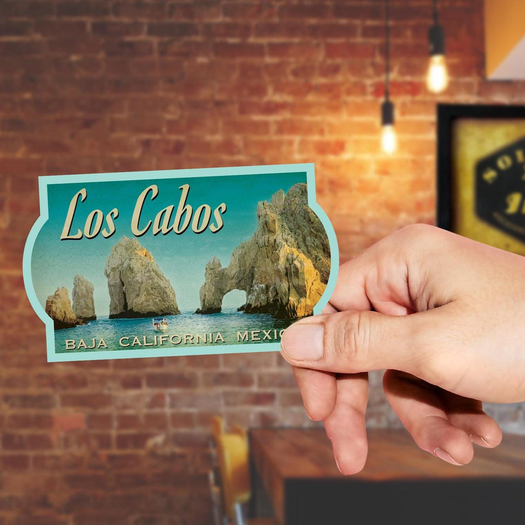 Los Cabos, Mexico, travel sticker, vintage-style decal and travel gift