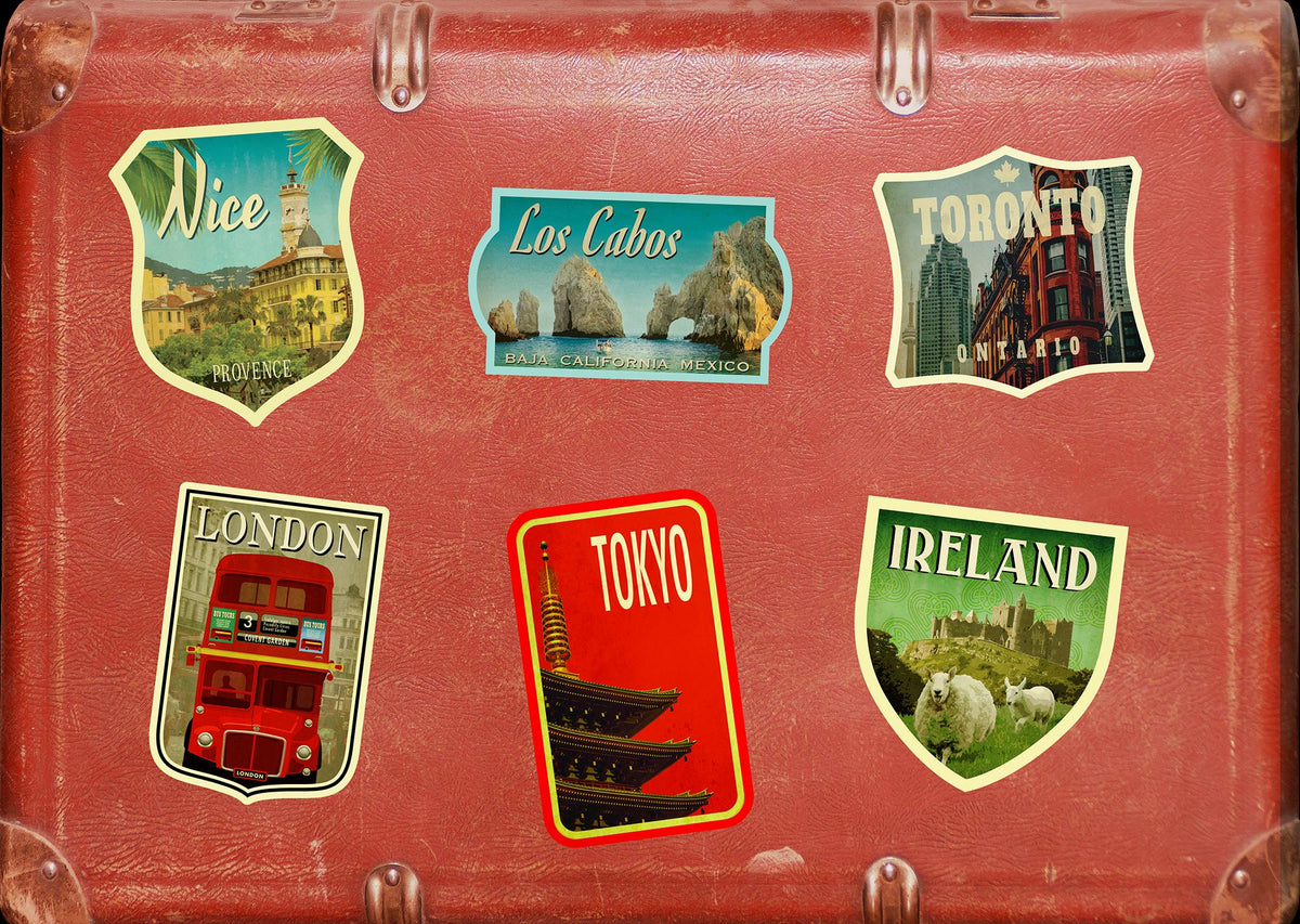 Los Cabos, Mexico, travel sticker, vintage-style decal and travel gift