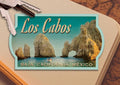 Los Cabos, Mexico, travel sticker, vintage-style decal and travel gift