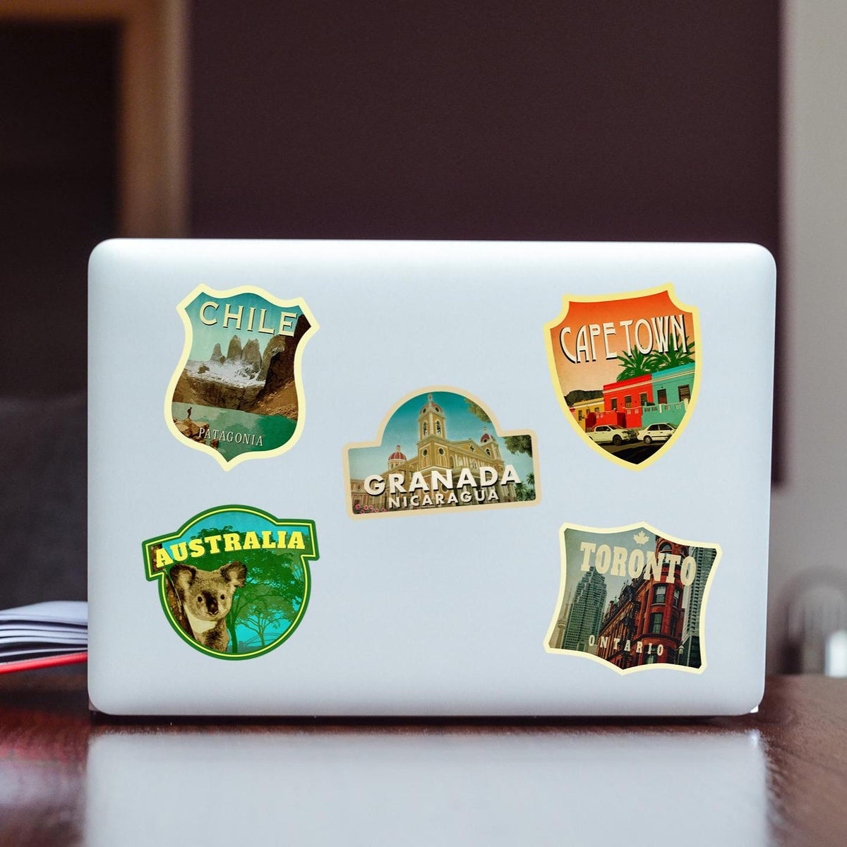 Granada, Nicaragua travel sticker, vintage-style decal & travel gift