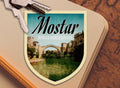 Mostar Bosnia Herzegovina Vintage Travel Sticker