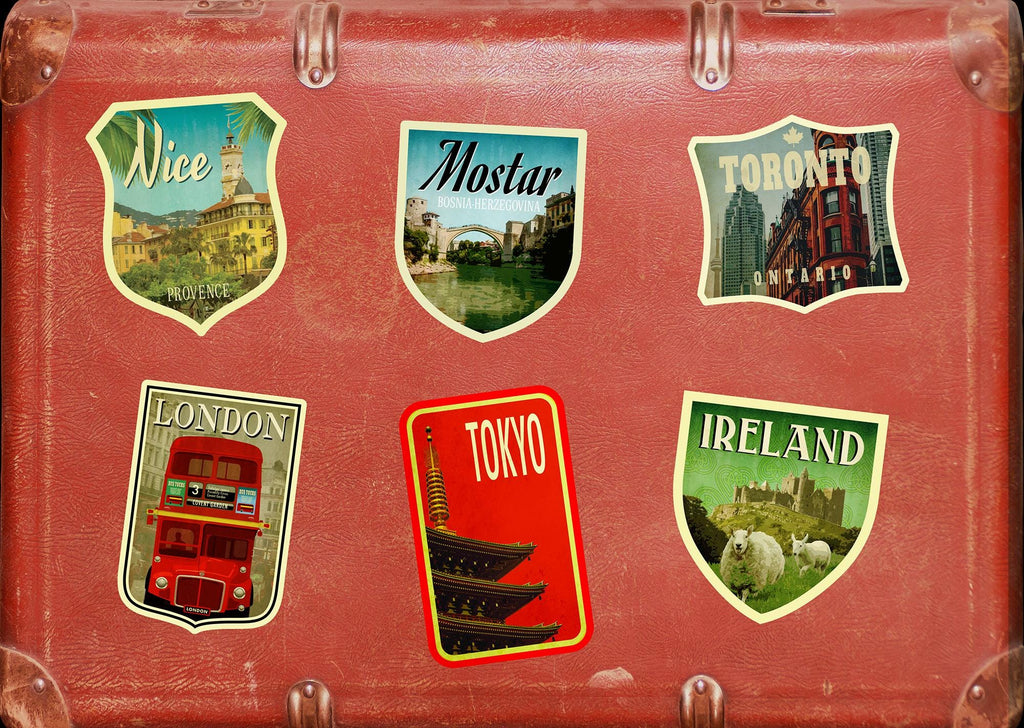Mostar Bosnia Herzegovina Vintage Travel Sticker