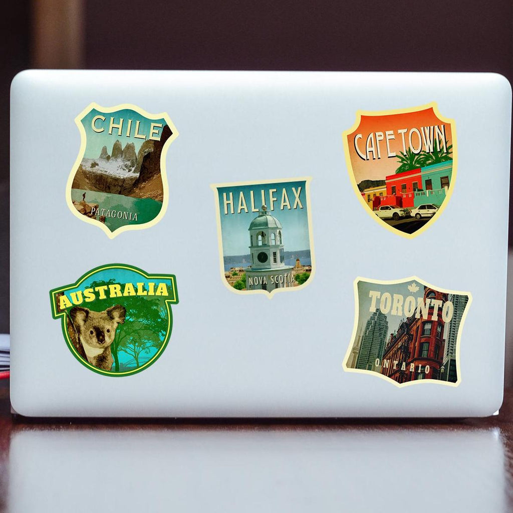 Halifax, Nova Scotia travel sticker, vintage-style decal and travel gift