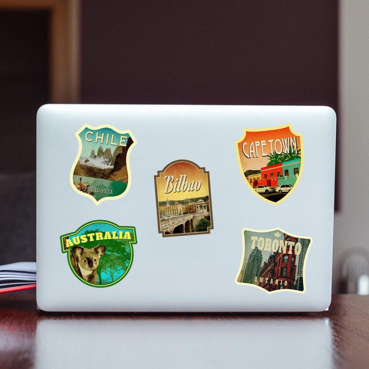 Bilbao Travel Sticker: Vintage-style Spain Luggage Decal