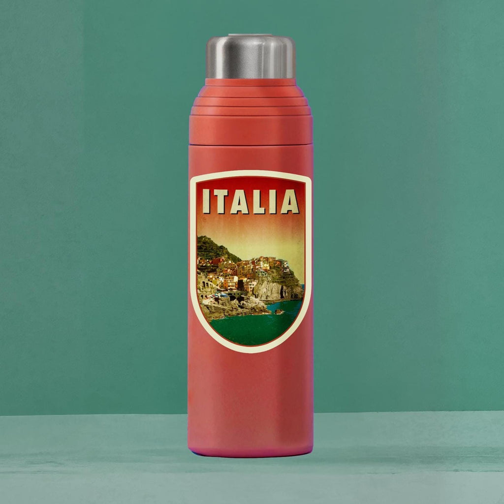 Italy Travel Sticker: Vintage-Style Luggage Decal