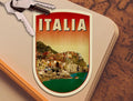 Italy Travel Sticker: Vintage-Style Luggage Decal