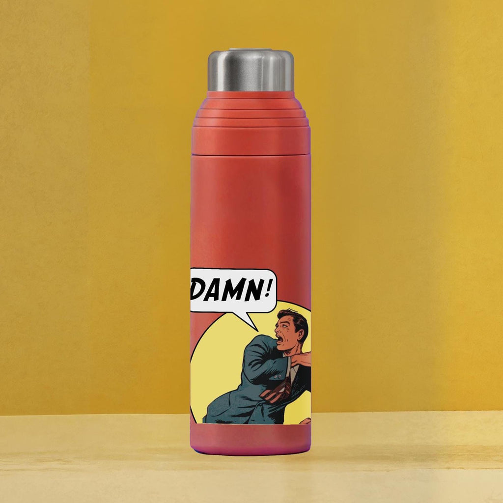 Damn sticker, vintage-style decal for laptop or water bottle