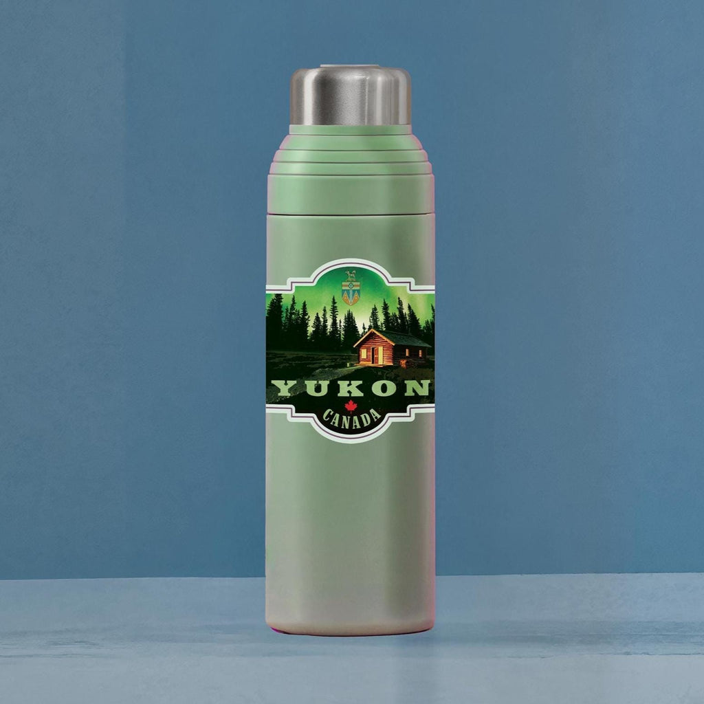 Yukon vintage style travel sticker,  laptop decal for suitcase, luggage, or water bottle