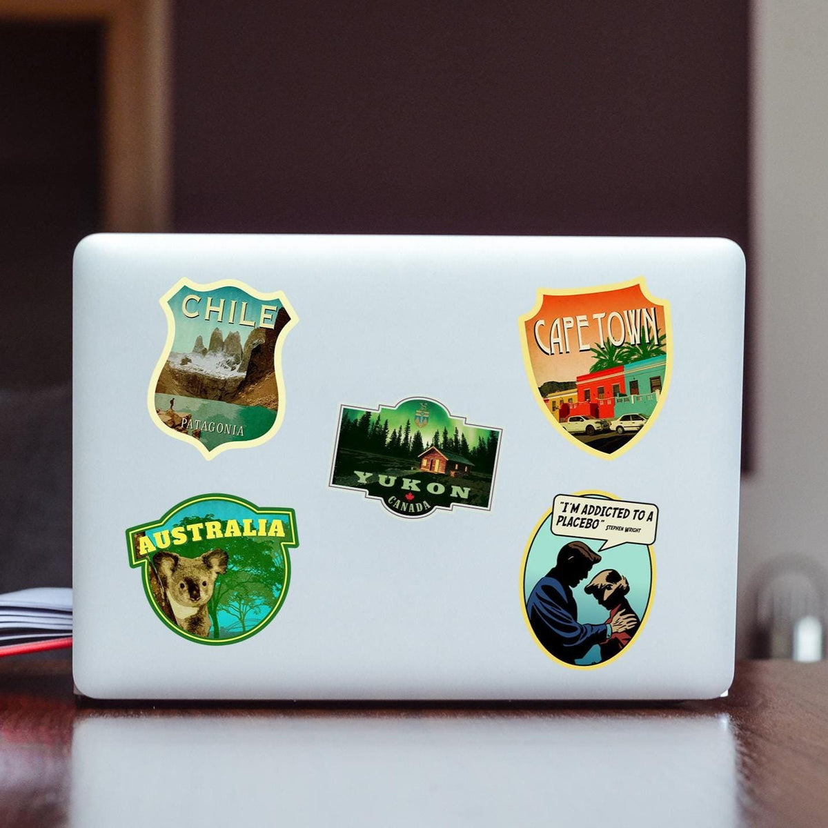 Yukon vintage style travel sticker,  laptop decal for suitcase, luggage, or water bottle