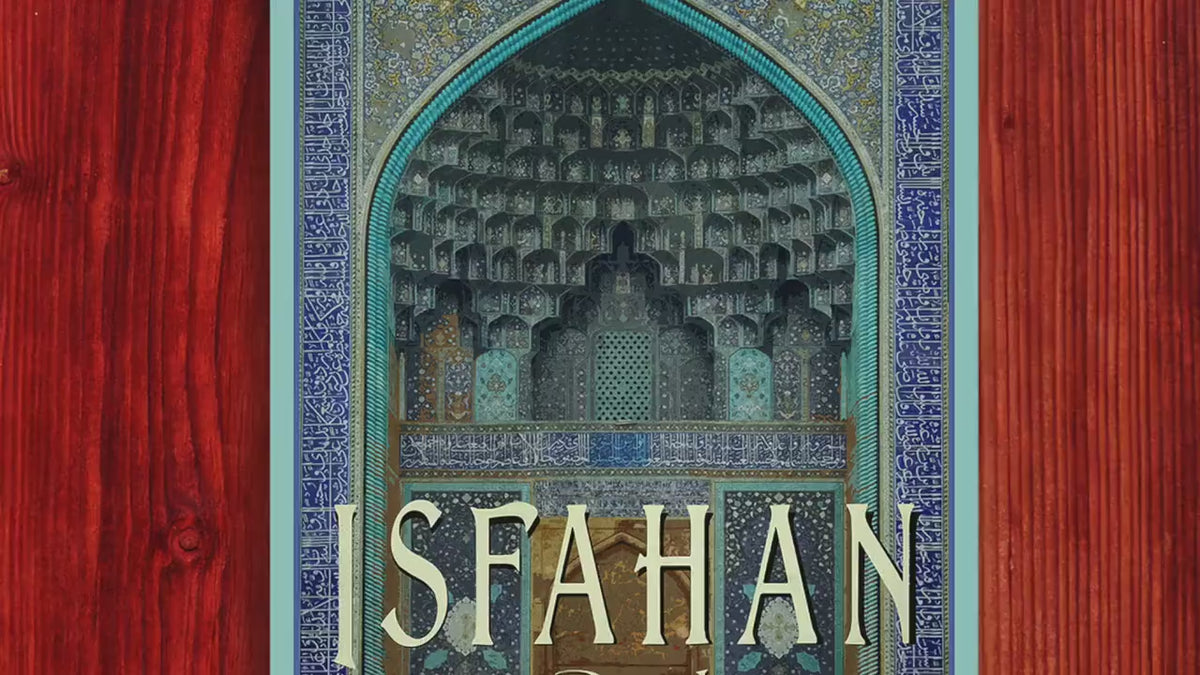 Isfahan Travel sticker, vintage-style decal and travel gift