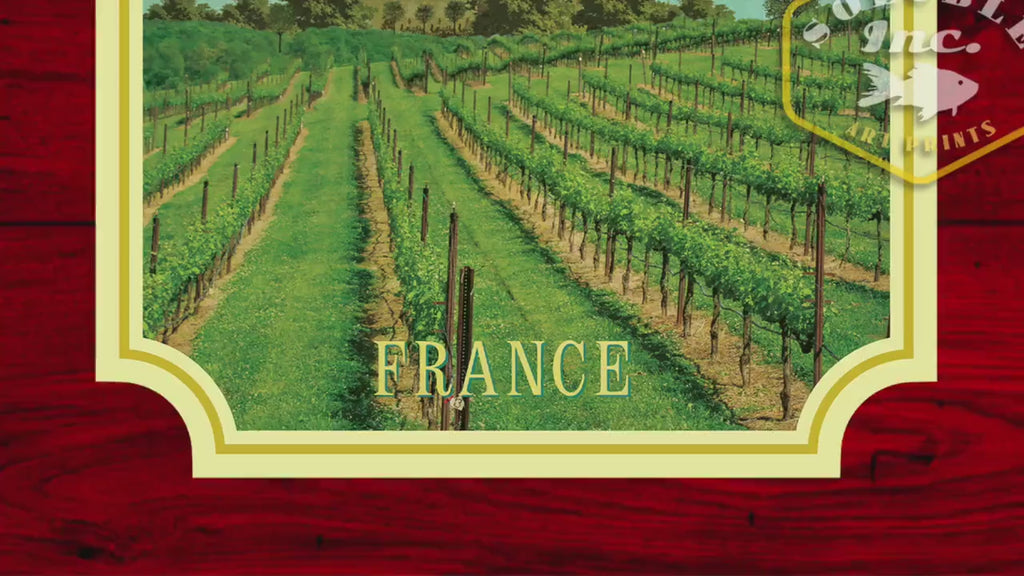 Bordeaux France Travel Sticker: Vintage Suitcase Decal